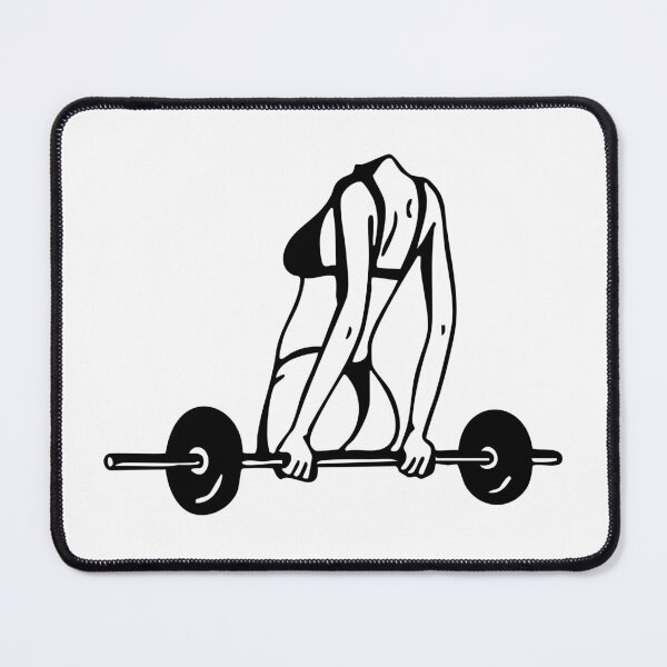 Item preview, Barbell Beauty – Bikini Wrist Curl Ink Art designed and sold by InkStation24.