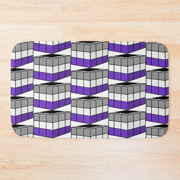 Item preview, Rubik Asexual Pride Flag Cube designed and sold by HarveyHandcraftsandDesigns.