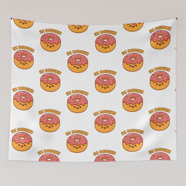 Item preview, Cute Kawaii Donut Funny Food designed and sold by Sadia  Jannat.