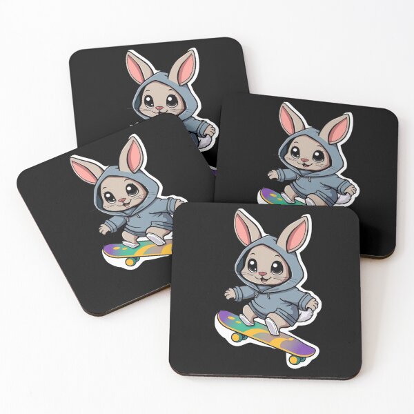 Item preview, Skater Bunny in Hoodie  designed and sold by Shop9999.