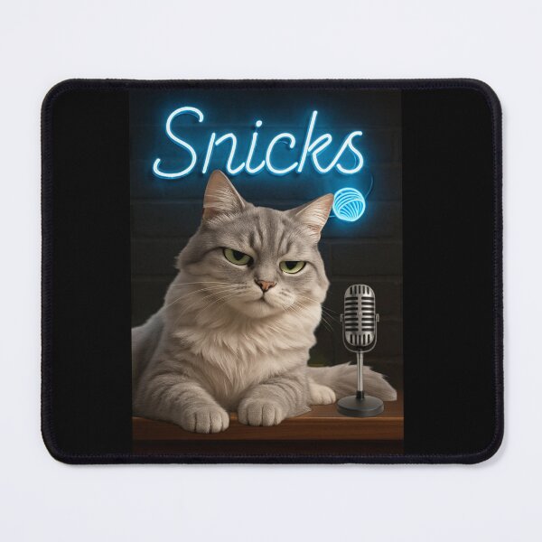 Item preview, Snicks the Sarcastic Cat – Official Raptor_Toes Mascot designed and sold by Pixel-Grease.