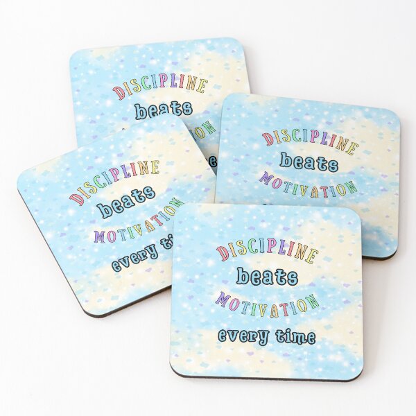 Item preview, Discipline Beats Motivation Every Time designed and sold by MagicContOasis.
