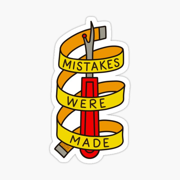 Item preview, Mistakes Were Made – Funny Seam Ripper Art for Sewists & Crafters designed and sold by TiffanyMcKee.