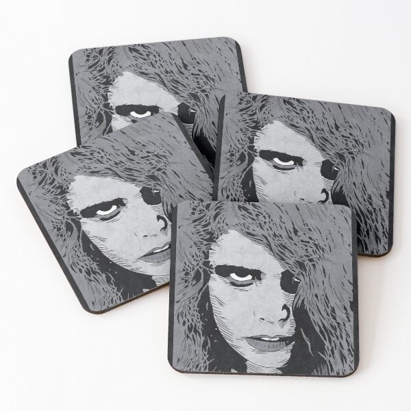 Item preview, KAREN COOPER - Night of the Living Dead (Greyscale) designed and sold by FamousWeirdosRB.