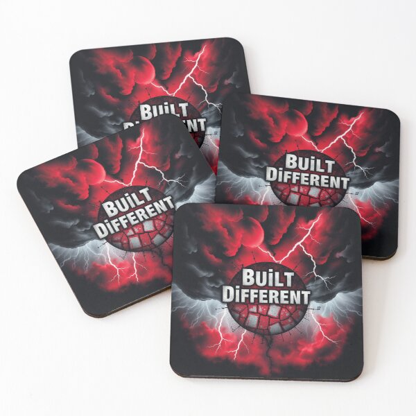 Item preview, Built Different – Intense Red Lightning Explosion Shirt designed and sold by SoulFlex.