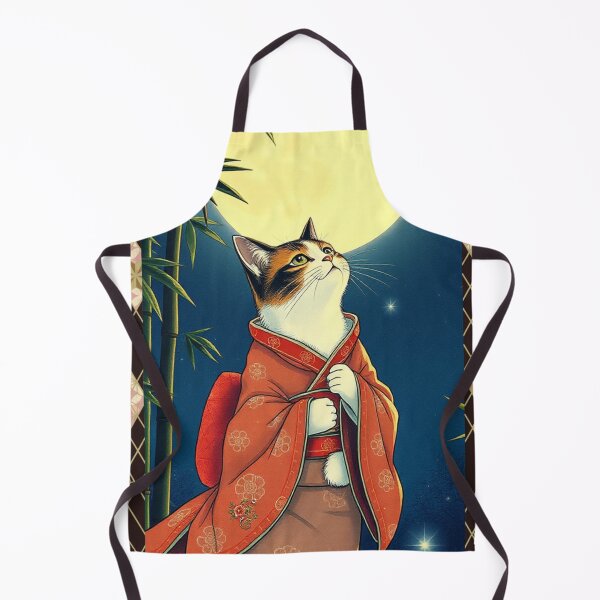 Item preview, Moonlit Kaguya Cat – The Bamboo Princess designed and sold by Shivanyan.