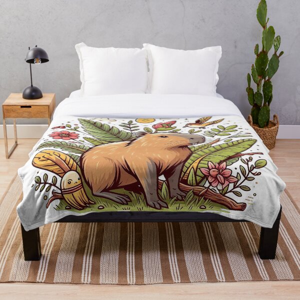 Item preview, Nature with Capybara designed and sold by FurbieDesign.