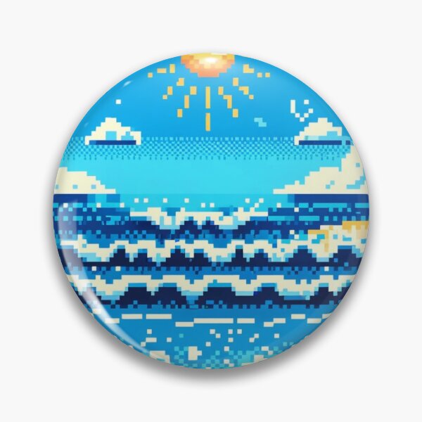 Item preview, Pixel Beach designed and sold by Brennan Artistry.