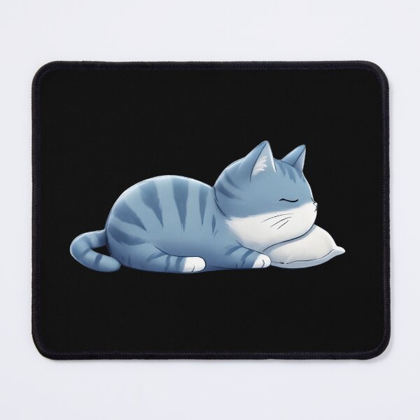 Item preview, Cute blue cat designed and sold by Newrealis.