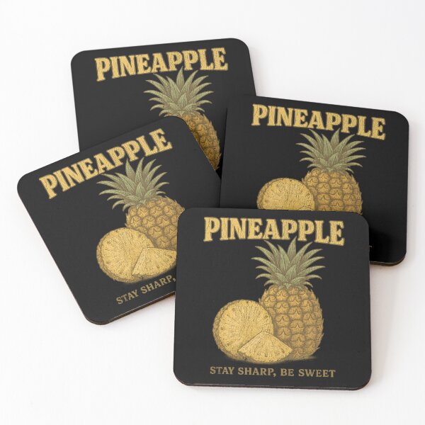 Item preview, Pineapple Vintage Fruit Let's Stay Sharp, Be Sweet designed and sold by zakugan.