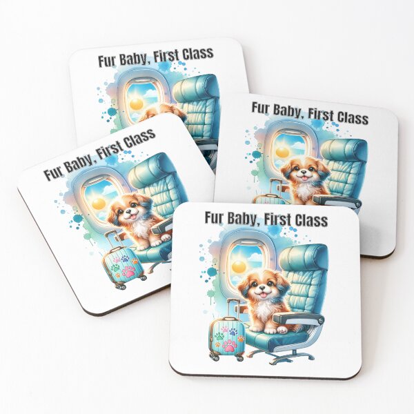 Item preview, Fur Baby, First Class – Dog Travel Shirt for Jetsetter Pet Parents designed and sold by PIXelayDesigns.