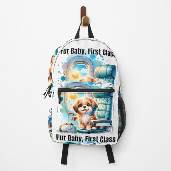 Item preview, Fur Baby, First Class – Dog Travel Shirt for Jetsetter Pet Parents designed and sold by PIXelayDesigns.