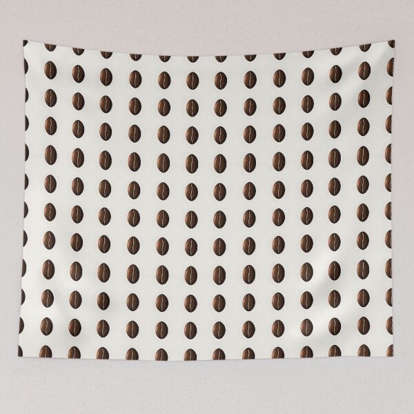 Item preview, Minimalist Coffee Bean Pattern on Oat Milk Background – Aesthetic iPhone Case for Caffeine Lovers designed and sold by FestivityFinds.