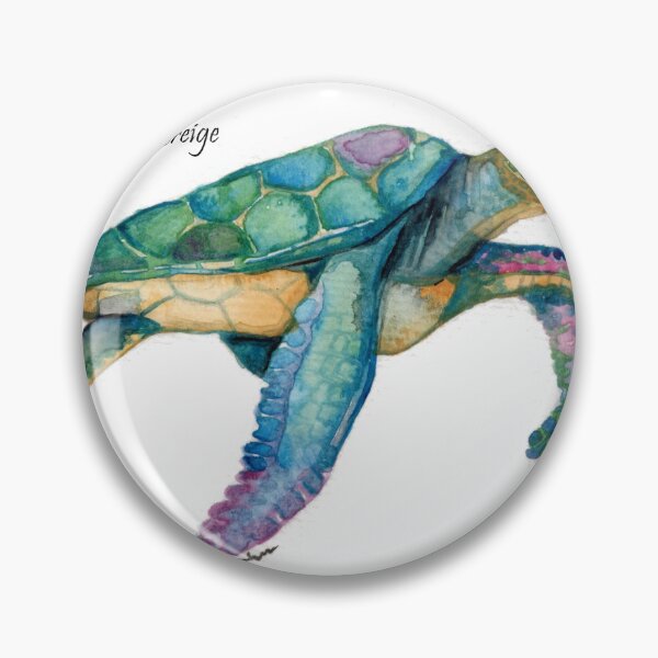 Item preview, Green Sea Turtle designed and sold by shopArtbyBreige.