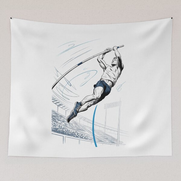 Item preview, Dynamic Male Pole Vaulter Action designed and sold by ShadowAndSlate.