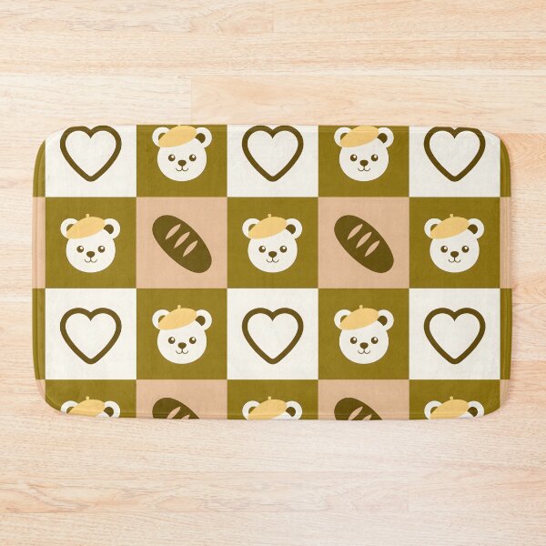 Item preview, Kawaii Bear Cafe Pattern iPhone Case – Minimalist Cute French Bakery Design designed and sold by FestivityFinds.