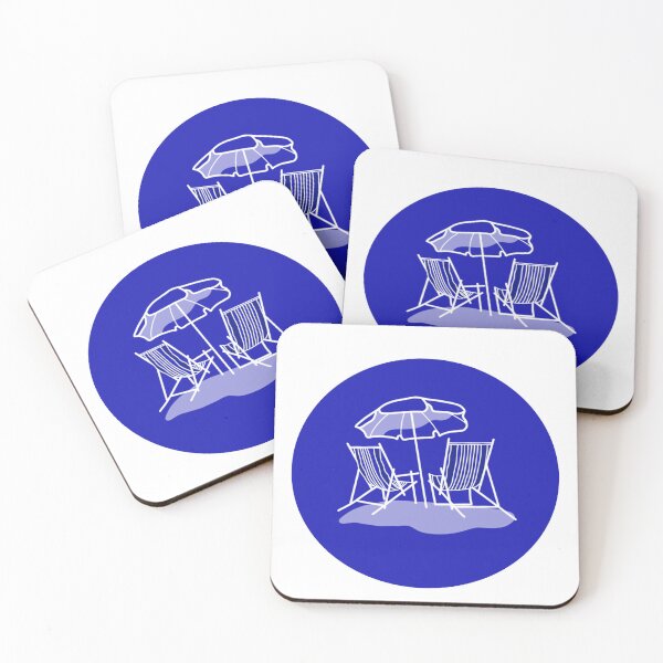 Item preview, Drawing deckchairs and parasols designed and sold by Mouyouu.