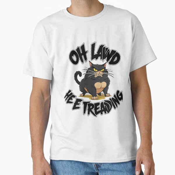 Item preview, Oh Lawd He Treading Buff Cat Meme Gift For Gym Cat Lovers designed and sold by JewelLove.
