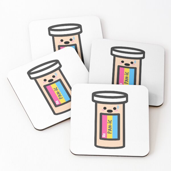 Item preview, Pan-ic (pansexual panic pills) designed and sold by ugh-lines.