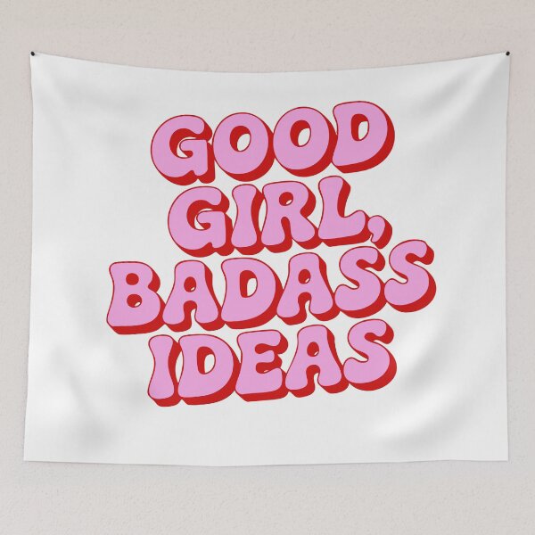 Item preview, Good Girl, Badass Ideas – Retro Boldness designed and sold by GoodGirlAlex.