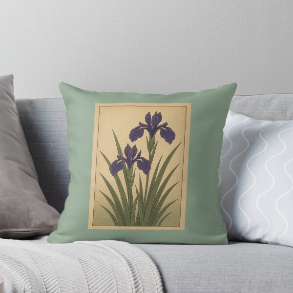 Item preview, May Iris Bloom – Japanese Woodblock Ukiyo-e Flower Art designed and sold by Planthem.