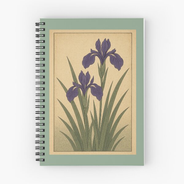 Item preview, May Iris Bloom – Japanese Woodblock Ukiyo-e Flower Art designed and sold by Planthem.