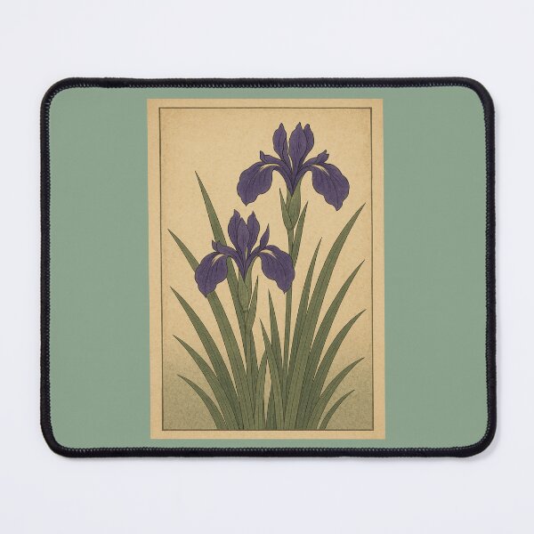Item preview, May Iris Bloom – Japanese Woodblock Ukiyo-e Flower Art designed and sold by Planthem.