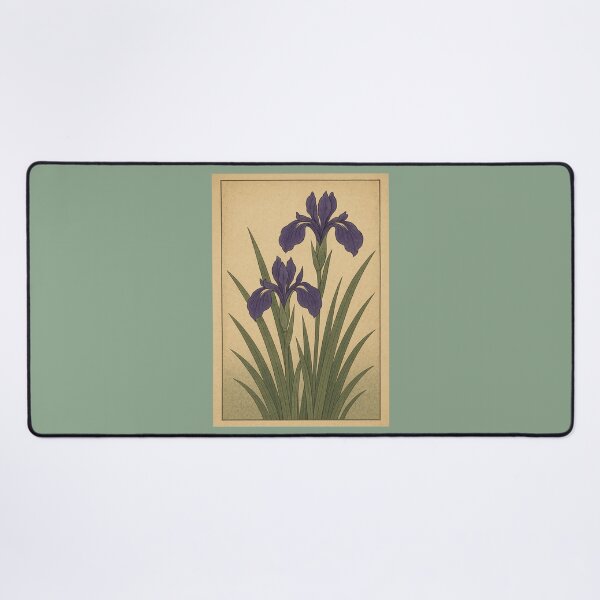 Item preview, May Iris Bloom – Japanese Woodblock Ukiyo-e Flower Art designed and sold by Planthem.