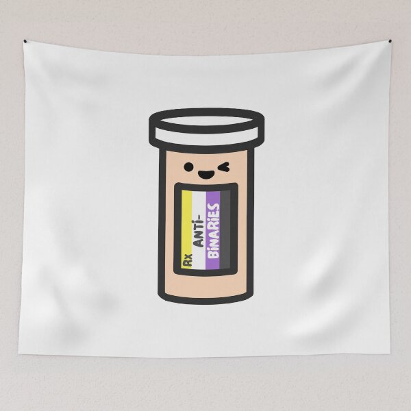 Item preview, Anti-binaries (nonbinary) designed and sold by ugh-lines.