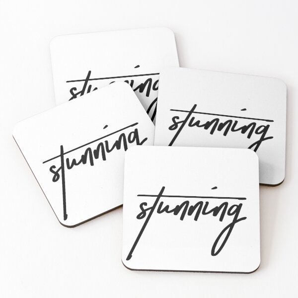 Item preview, "Stunning" – Confident Minimalist Word Art designed and sold by ReggieDior.