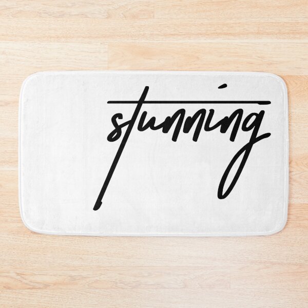 Item preview, "Stunning" – Confident Minimalist Word Art designed and sold by ReggieDior.