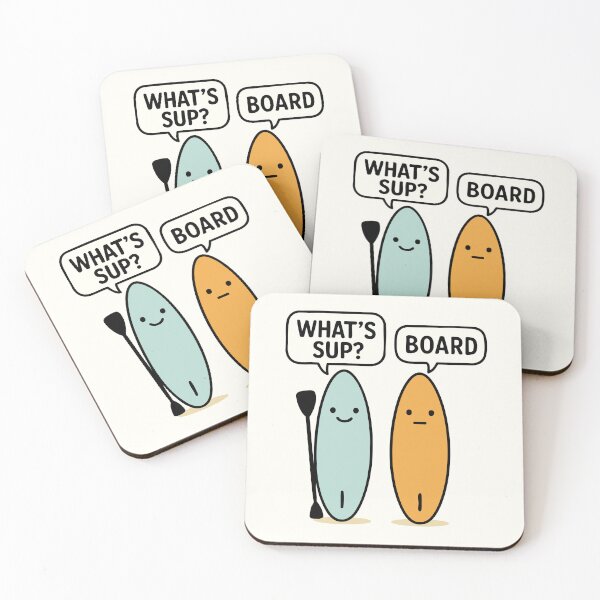 Item preview, Funny Paddle Board Joke – What’s SUP? / Board designed and sold by BeetleDots.