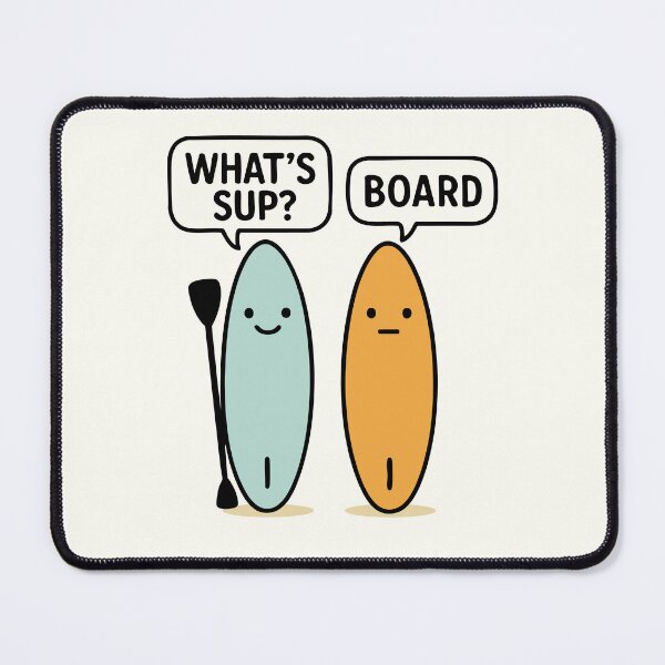 Item preview, Funny Paddle Board Joke – What’s SUP? / Board designed and sold by BeetleDots.