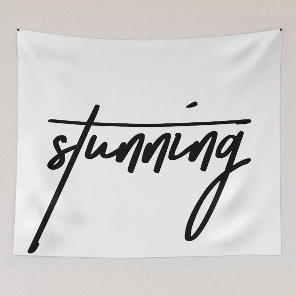 Item preview, "Stunning" – Confident Minimalist Word Art designed and sold by ReggieDior.