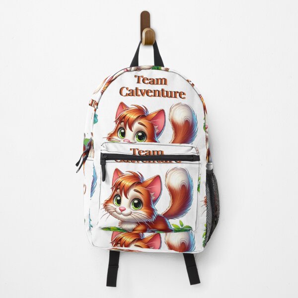 Item preview, Team Catventure – Travel Cat Shirt for Curious Explorers designed and sold by PIXelayDesigns.