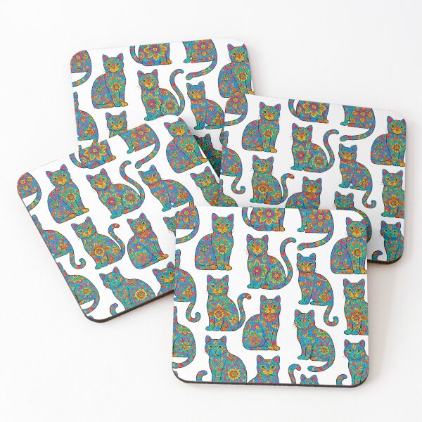 Item preview, Colorful Mandala Cat designed and sold by kunsuriyapaisan Paranee.
