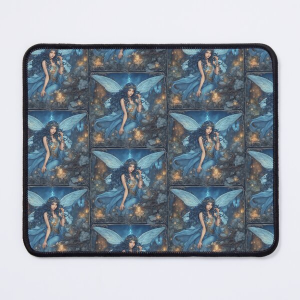 Item preview, Enchanted blue fairy designed and sold by Exotic enchanting fantasy art and industrial architecture.