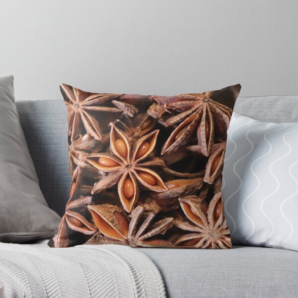 Item preview, Cute little stars-  Star anise/Illicium verum in a copper bowl designed and sold by VeenaNair23.