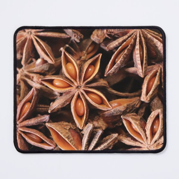 Item preview, Cute little stars-  Star anise/Illicium verum in a copper bowl designed and sold by VeenaNair23.
