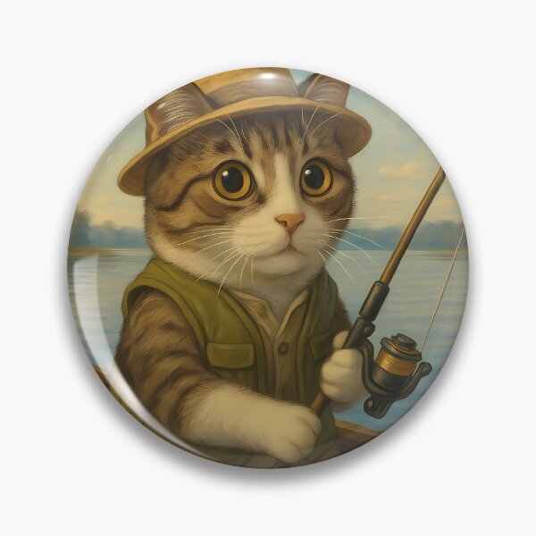 Item preview, Master Mieze on a fishing trip designed and sold by GeoGANa.