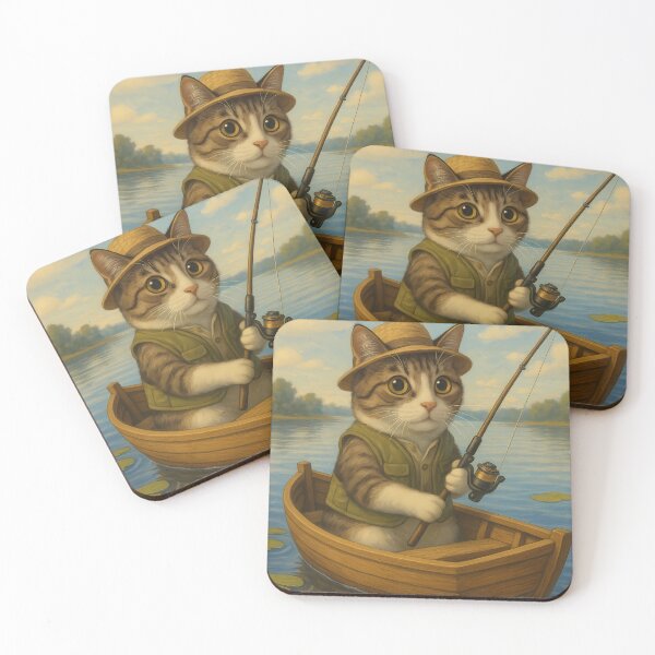 Item preview, Master Mieze on a fishing trip designed and sold by GeoGANa.