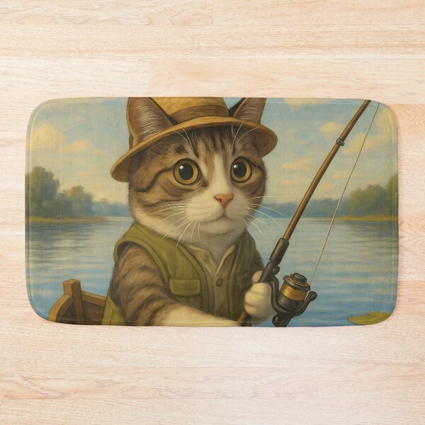 Item preview, Master Mieze on a fishing trip designed and sold by GeoGANa.