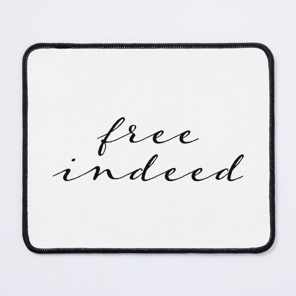 Item preview, Bible Verse: Free Indeed Inspired from John 8:36 | Scripture Art Series #1 designed and sold by JirehKollezion.