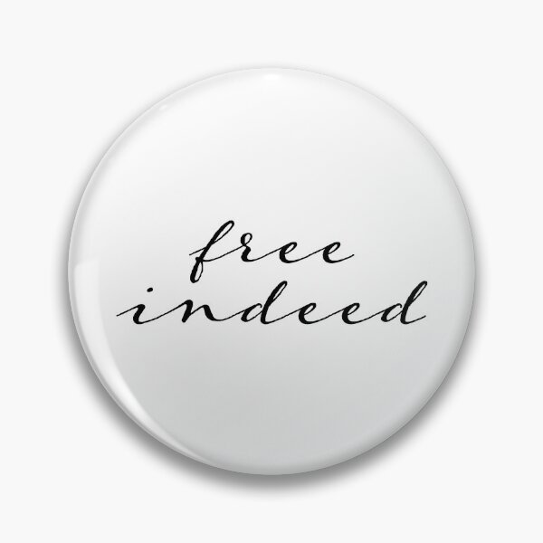 Item preview, Bible Verse: Free Indeed Inspired from John 8:36 | Scripture Art Series #1 designed and sold by JirehKollezion.