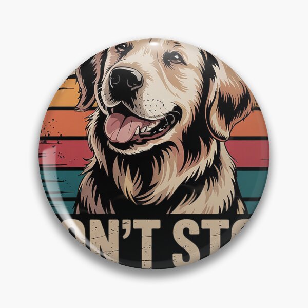 Item preview, Don´t stop Retrieving Golden Retriever Dog designed and sold by heeun.
