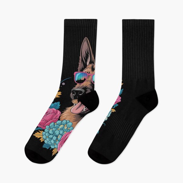 Item preview, Flower German Shepherd Spring Nature dog Lovers designed and sold by Hlz-0118.