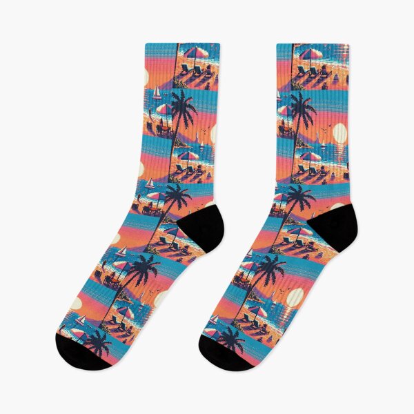 Item preview, pixelated Beach desighn designed and sold by Dogandesighn.