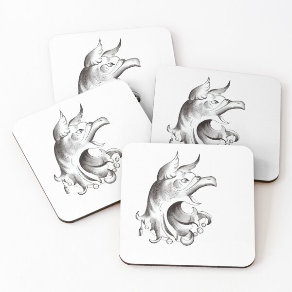 Item preview, Heraldic Griffin Head – Vintage Mythical Bird Design designed and sold by olenafomina.