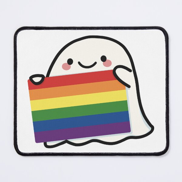 Item preview, Pride Flag Ghostie (Rainbow) designed and sold by wantedplant.