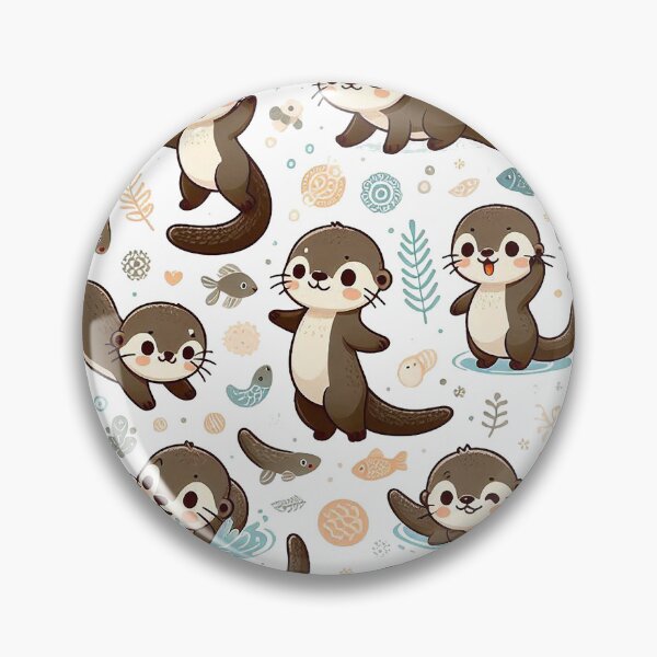 Item preview, Playful Otters designed and sold by FurbieDesign.